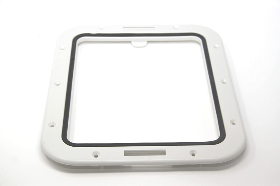 Inspektionsluke 606x250mm weiß 180° Öffnung wasserdicht