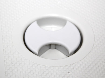 Inspektionsluke 606x250mm weiß 180° Öffnung wasserdicht