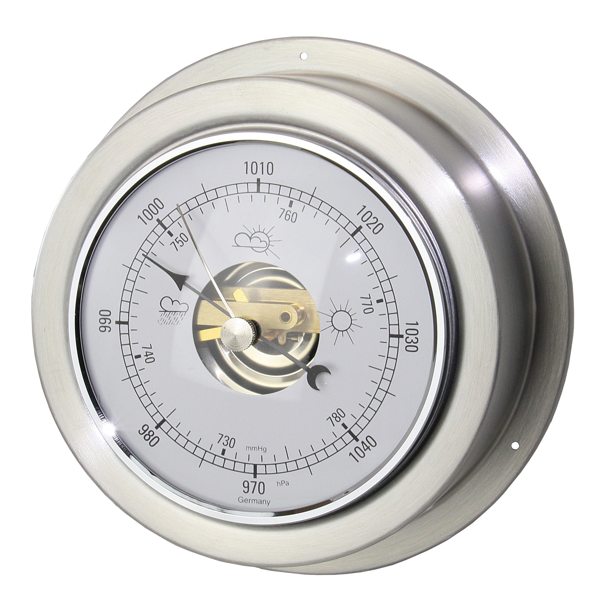 Schiffsinstrumente MARITIM Edelstahl - Barometer, Hygrometer, Thermometer, Uhr Barometer