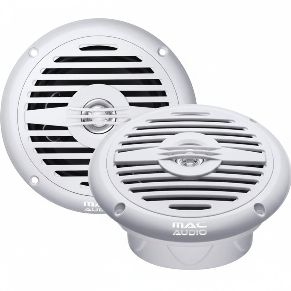 Mac Audio WRS 13.2 – Marine Bootslautsprecher 2-Wege, 1 Paar, weiß