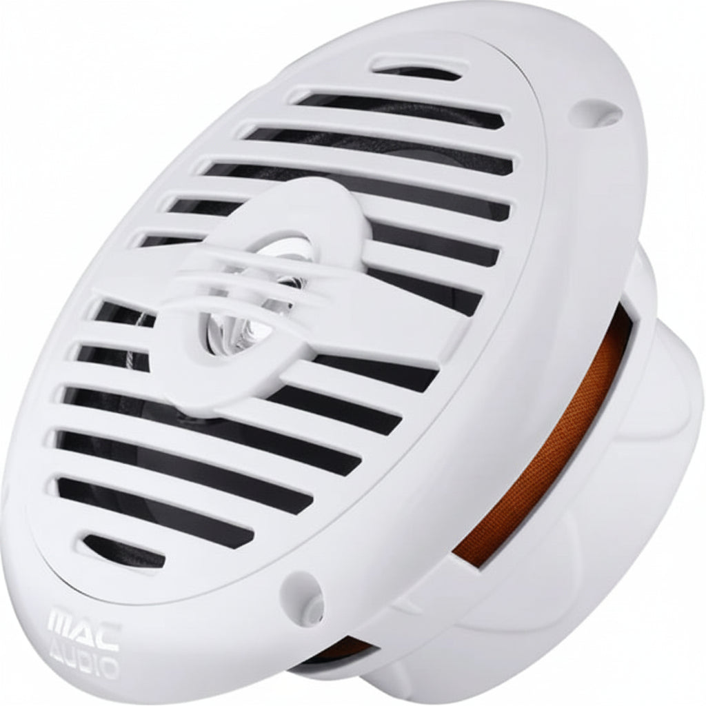 Mac Audio WRS 13.2 – Marine Bootslautsprecher 2-Wege, 1 Paar, weiß