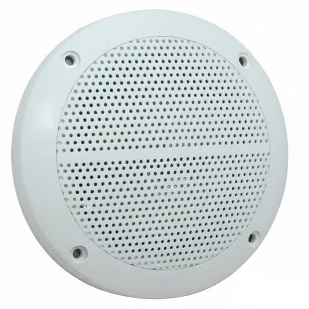 Marine Lautsprecher 60W – Spritzwassergeschützter 8-Ohm Einbaulautsprecher, weiß