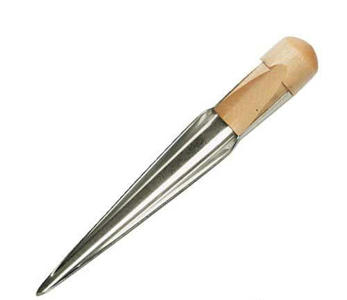 Marlspieker Edelstahl - Traditionelles Takelwerkzeug mit Holzheft