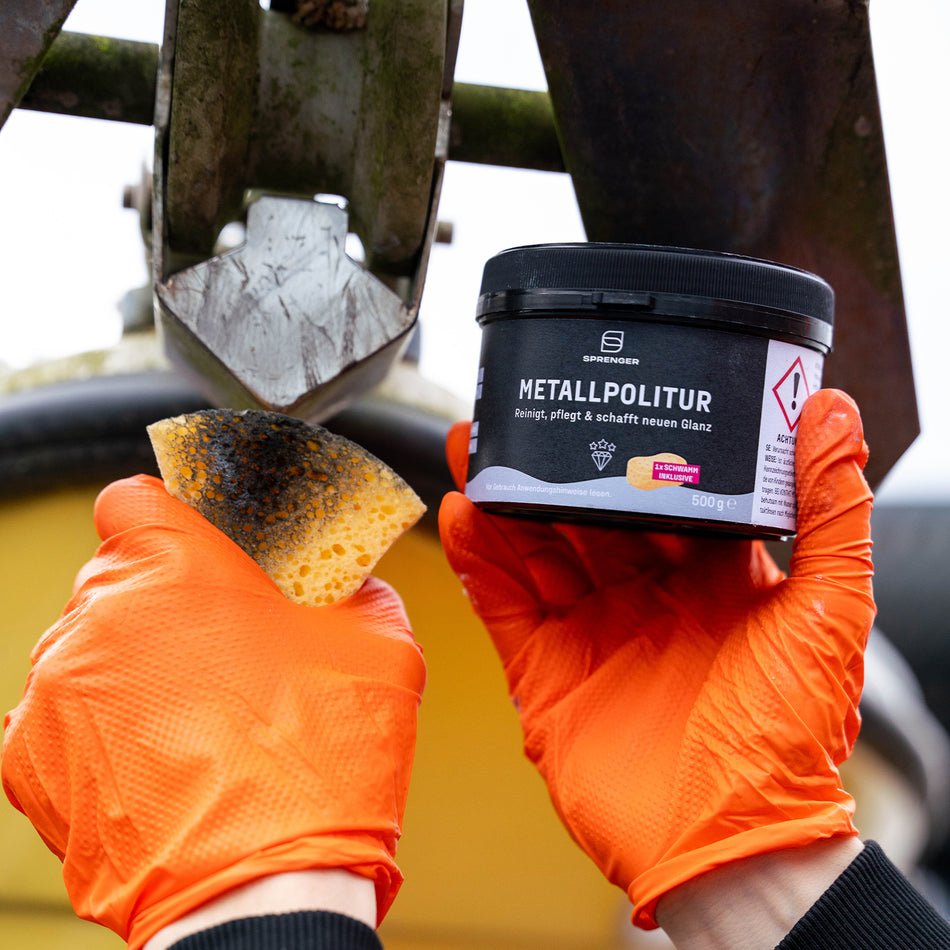 SPRENGER Metallpolitur 500ml – Reinigung & Pflege für Edelstahl & Metalloberflächen