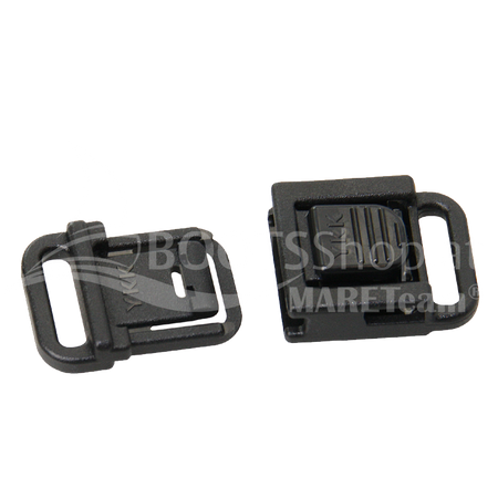 YKK Micro-Steckschnalle 10mm - Kunststoff Schwarz für Gurtbänder