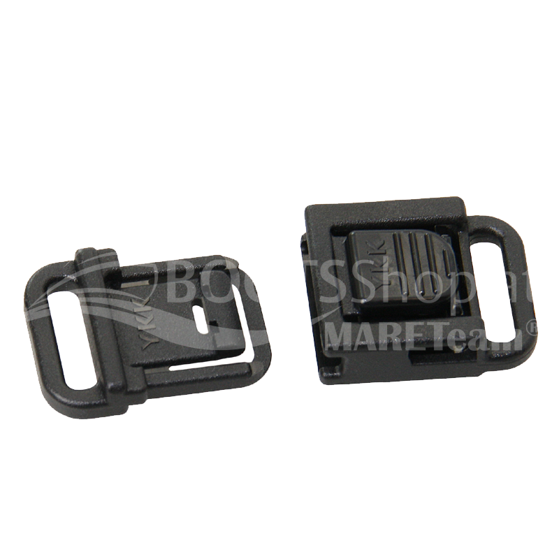 YKK Micro-Steckschnalle 10mm - Kunststoff Schwarz für Gurtbänder