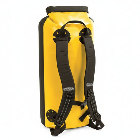 Ortlieb X-Plorer 59 Liter - Wasserdichter Seesack mit Trägern gelb/schwarz