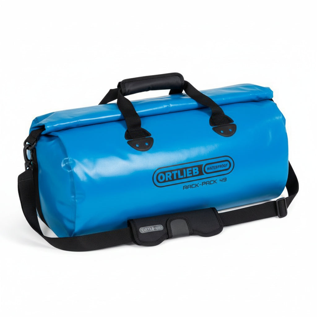 Ortlieb Rack-Pack - Vielseitige Sport- und Reisetasche mit Rollverschluss blau