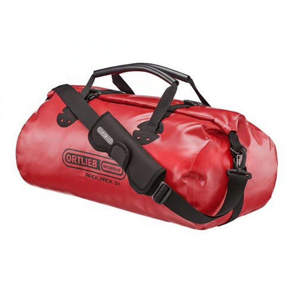 Ortlieb Rack-Pack - Vielseitige Sport- und Reisetasche mit Rollverschluss rot