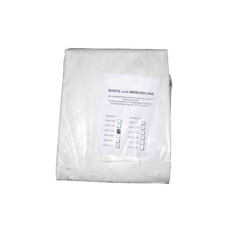 Abdeckplane plane#14 / plane#16 transluzent weiß randverstärkt