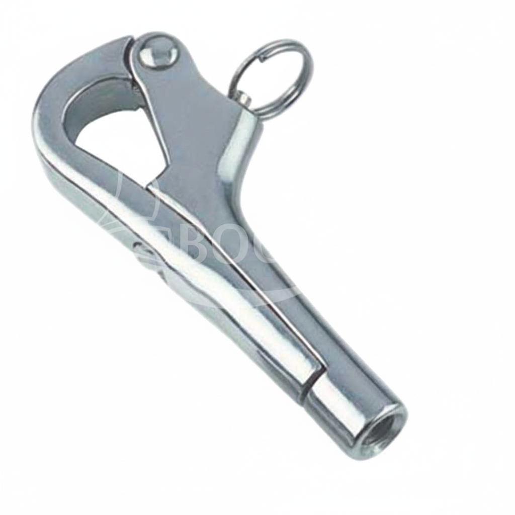 MARETeam Pelikanhaken mit Gewinde Edelstahl A4-AISI 316 - M6 und M10