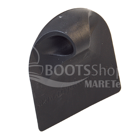 Persenninghaken zum Einnähen - Kunststoff Haken, Auge und Rolle schwarz Auge