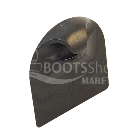 Persenninghaken zum Einnähen - Kunststoff Haken, Auge und Rolle schwarz Haken