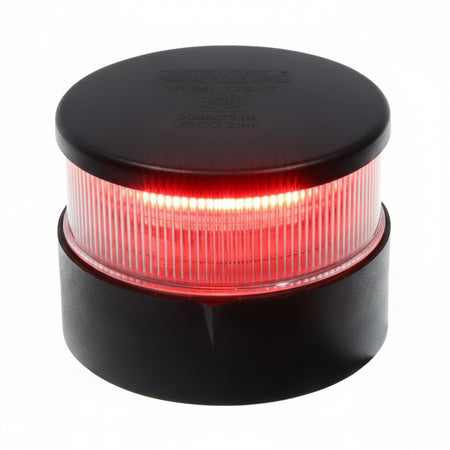 Aqua Signal AS34 LED Signalleuchte rot/grün | 12/24V | IP67 | BSH | schwarz Rot