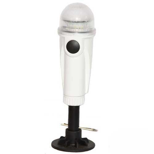 LED Batterie Navigationslaterne Weiß - PVC Klebefuß für Kleinfahrzeuge