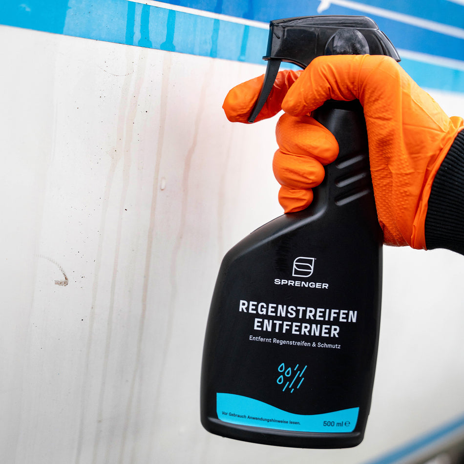 SPRENGER Regenstreifenentferner 500ml – Alkalischer Hochleistungsreiniger für GFK & Vinyl