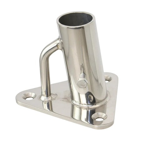 Relingsfüße Edelstahl 1.4401 - 25mm gerade und 6° Winkel 6° Winkel