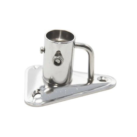 Relingsfüße Edelstahl 1.4305 - 25mm gerade und 6° Winkel