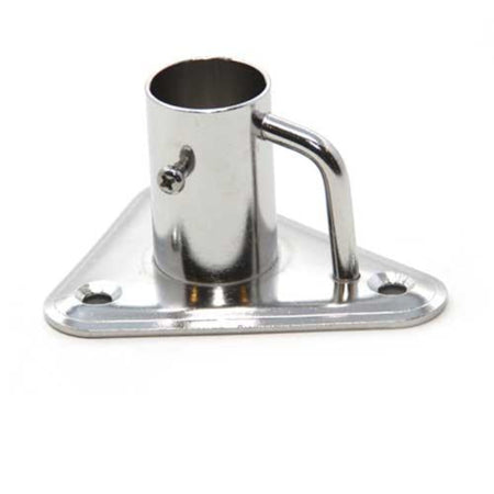 Relingsfüße Edelstahl 1.4305 - 25mm gerade und 6° Winkel
