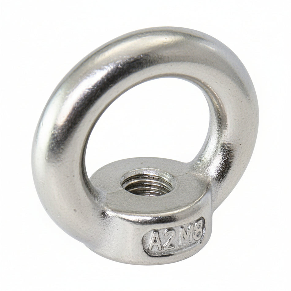 Ringmuttern Edelstahl 1.4301 DIN 582 M6-M12