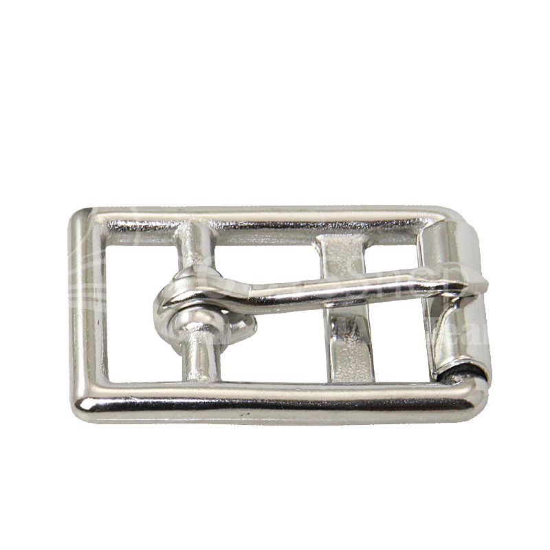 Rollschnalle mit Steg - Edelstahl 1.4401 für Gurtband 25mm