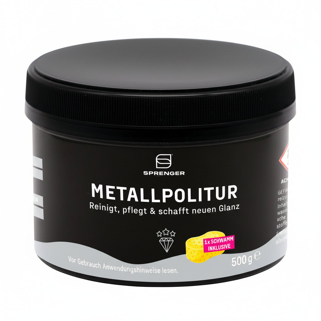 SPRENGER Metallpolitur 500ml – Reinigung & Pflege für Edelstahl & Metalloberflächen