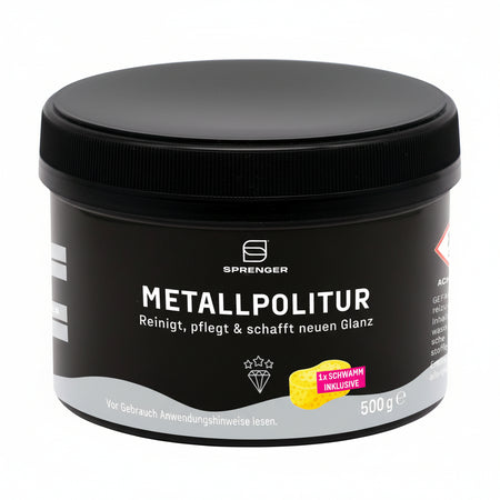 SPRENGER Metallpolitur 500ml – Reinigung & Pflege für Edelstahl & Metalloberflächen