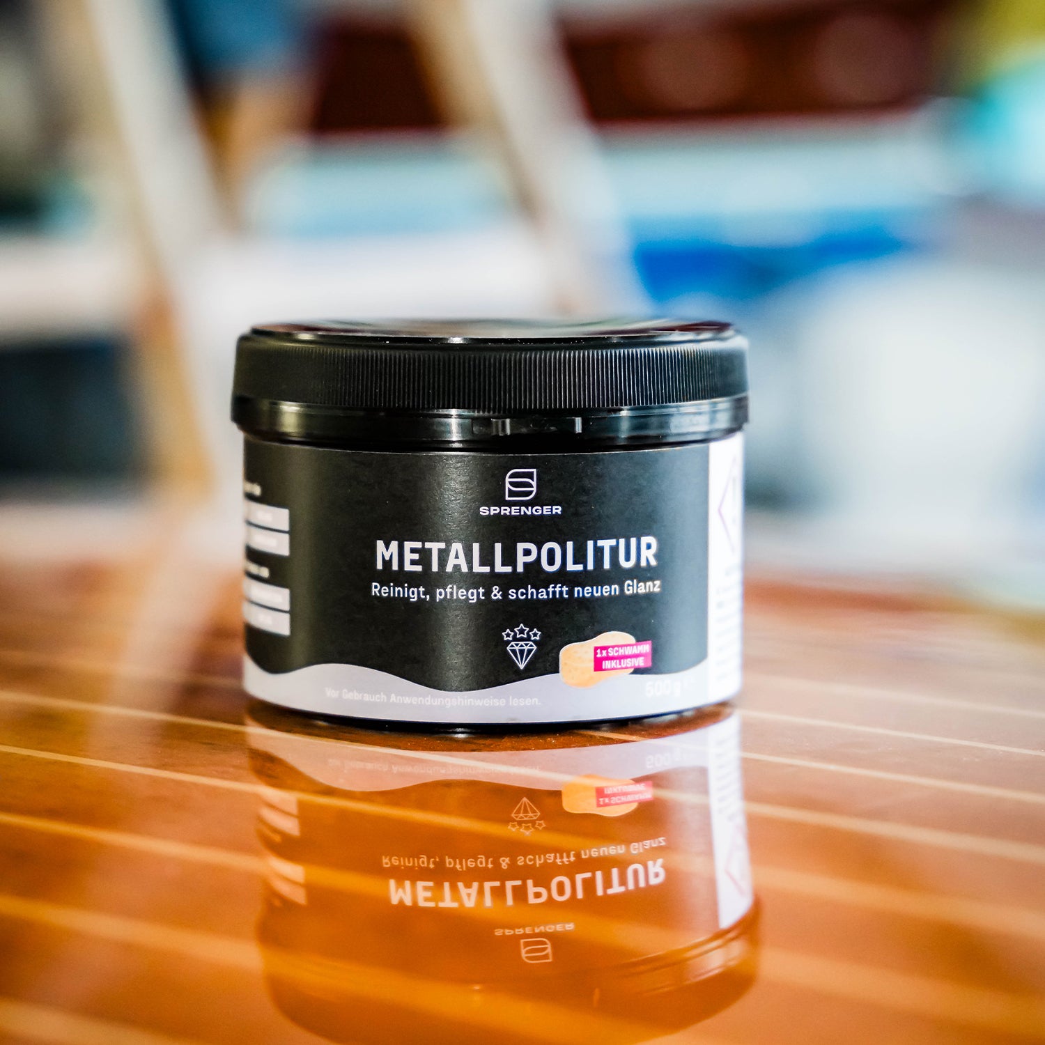 SPRENGER Metallpolitur 500ml – Reinigung & Pflege für Edelstahl & Metalloberflächen