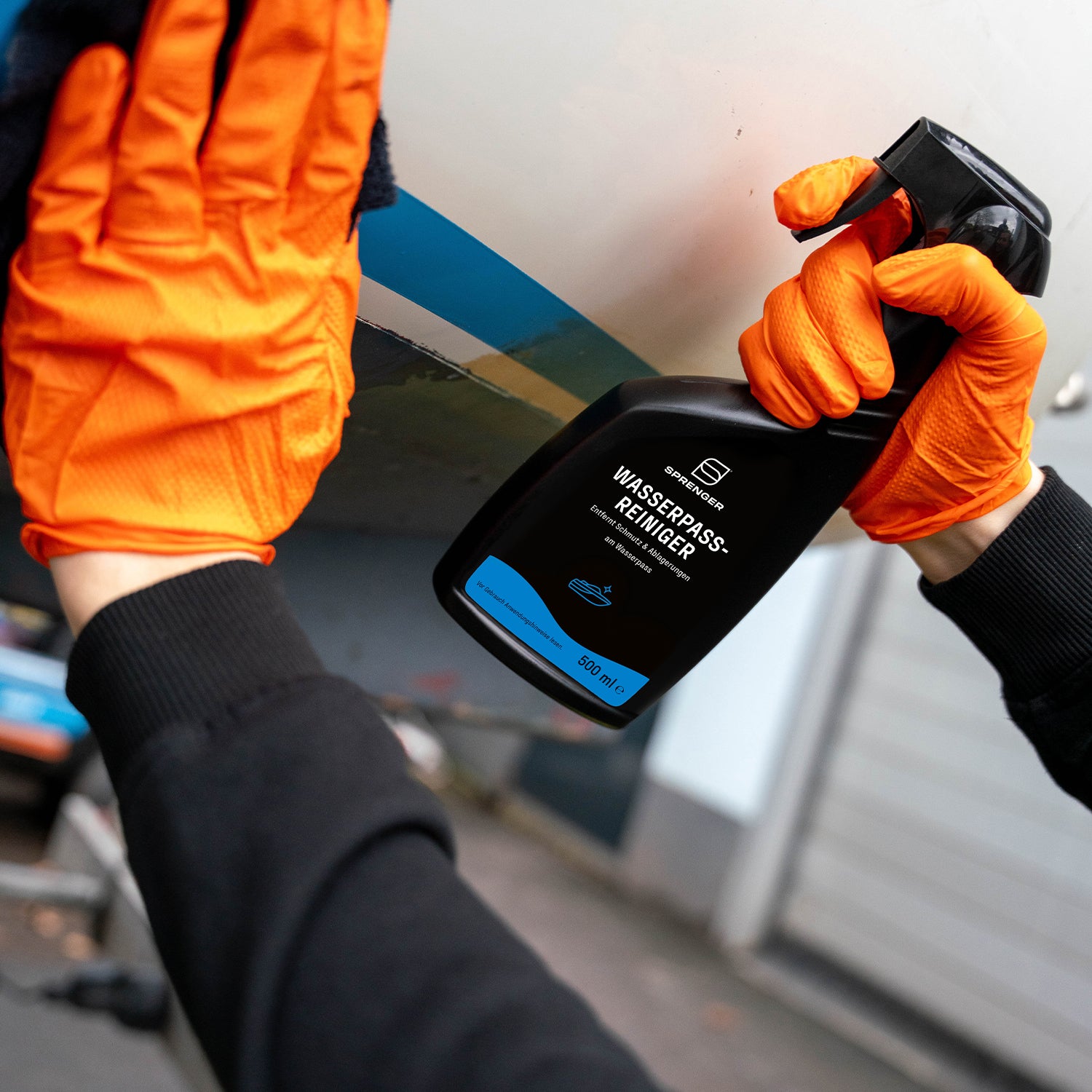 SPRENGER Wasserpass Reiniger 500ml – Säurereiniger für Unterwasserschiff