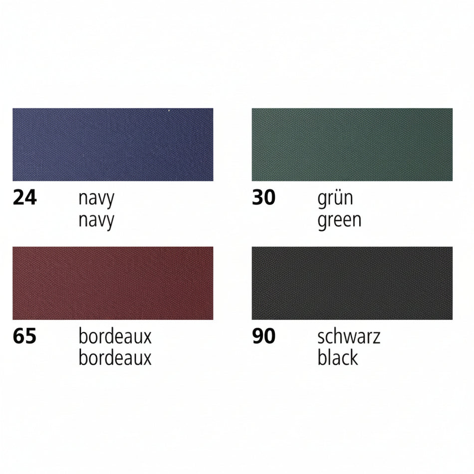 SATTLER COVERMASTER 6M7 Farbmuster SX6732024 navy SX6732030 grün SX6732065 bordeaux SX6732090 schwarz