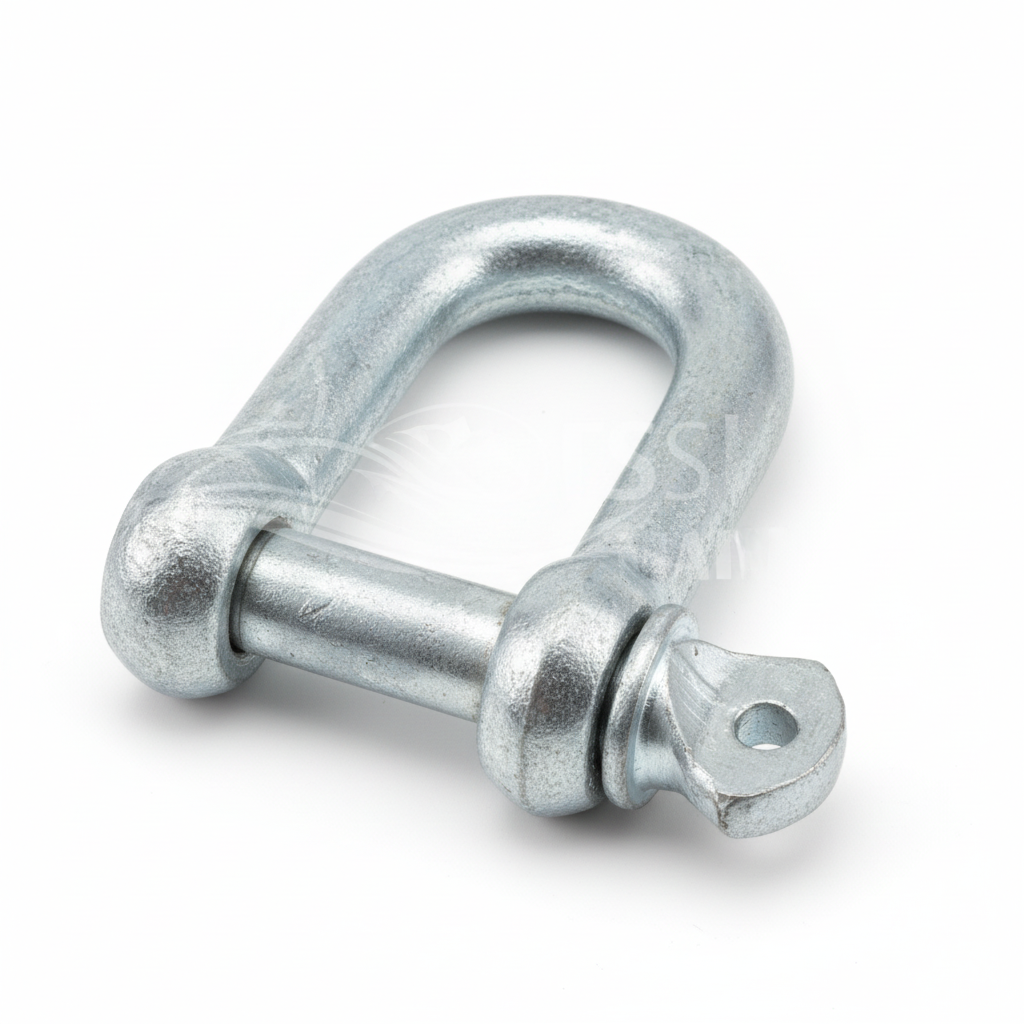 Schäkel verzinkt gerade Form - Stahl verzinkt 8-10 mm