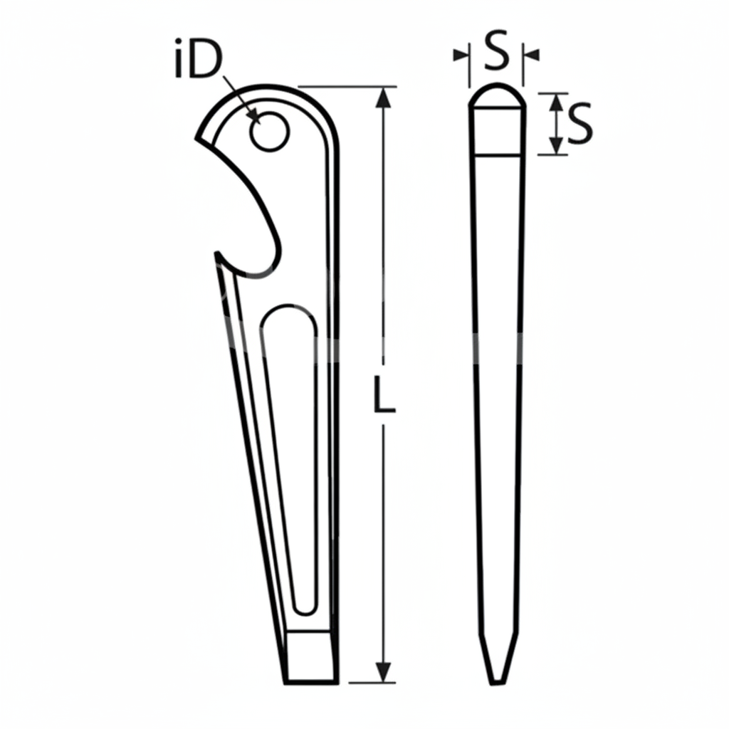 Schäkelöffner Edelstahl - A4-AISI 316
