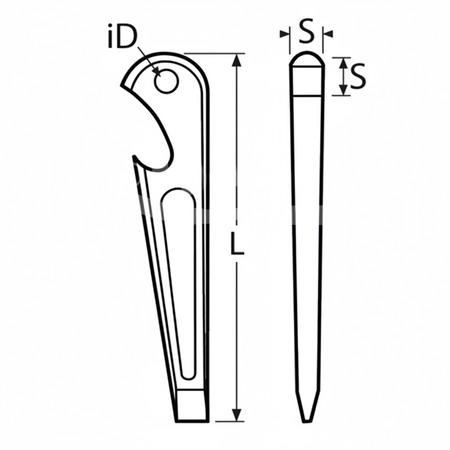 Schäkelöffner Edelstahl - A4-AISI 316