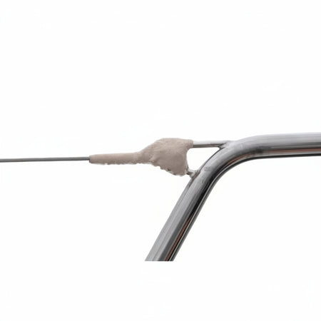 Scheuerschutz für Reling aus Leder - Walzterminal und Relingstützen Scheuerschutz für Walzterminal