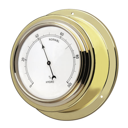 Schiffsuhr Maritim Messing - 95mm Skala - Made in Germany Hygrometer