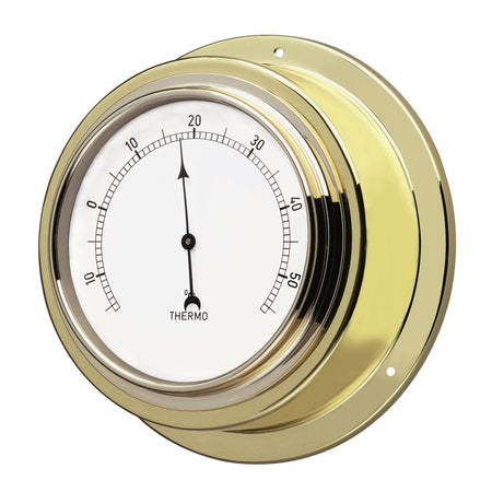 Schiffsuhr Maritim Messing - 95mm Skala - Made in Germany Thermometer