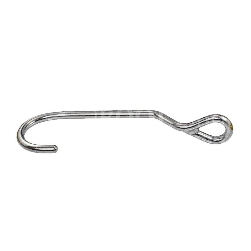 Schleusenhaken Edelstahl 1.4401 mit Auge - Kompakter Festmacherhaken 245mm
