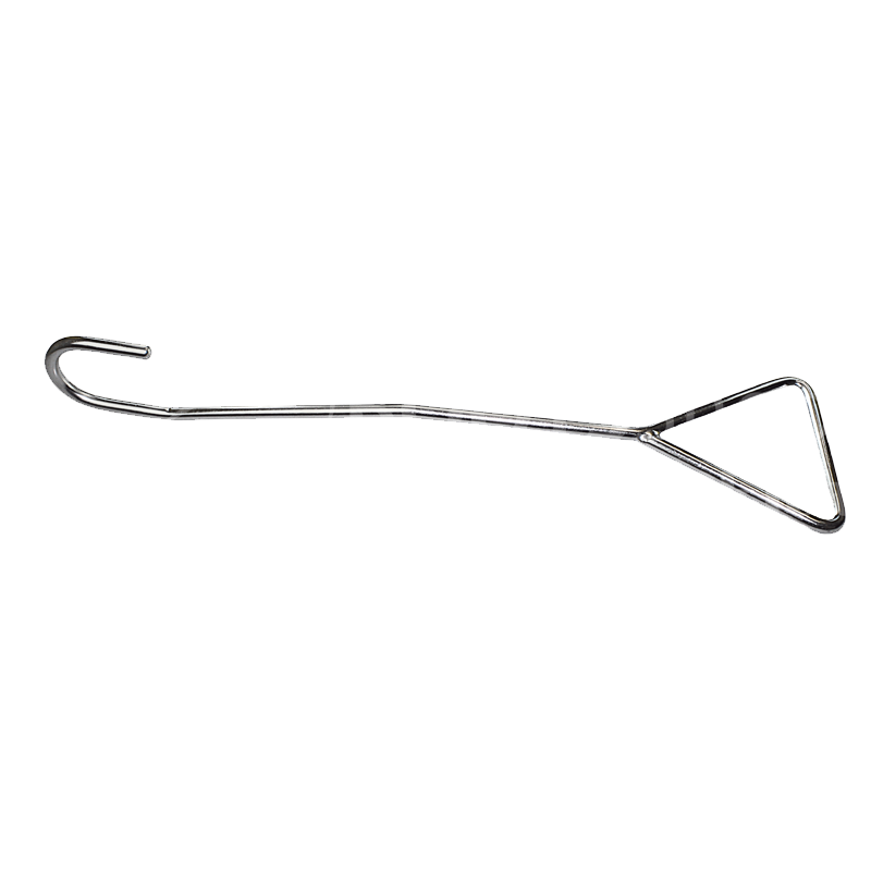 Schleusenhaken Edelstahl mit Triangel - Professioneller Festmacherhaken 530mm