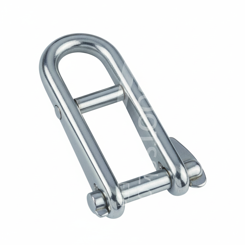 Schlüssel-Schäkel mit Steg - Edelstahl A4-AISI 316