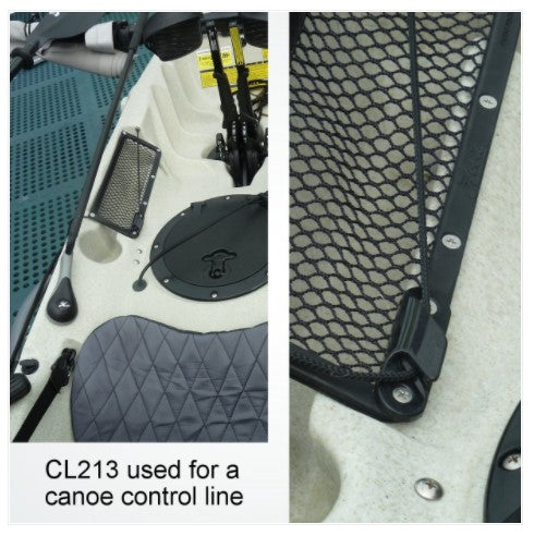 Clamcleat® Seilklemme CL214 Fine Line – Nylon Klemme Backbord für Tauwerk 2-5 mm