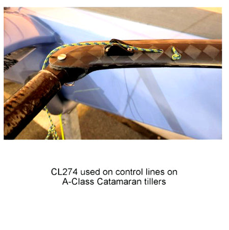 Clamcleat® CL274 Klemme Micros 1-4 mm – offene Curryklemme