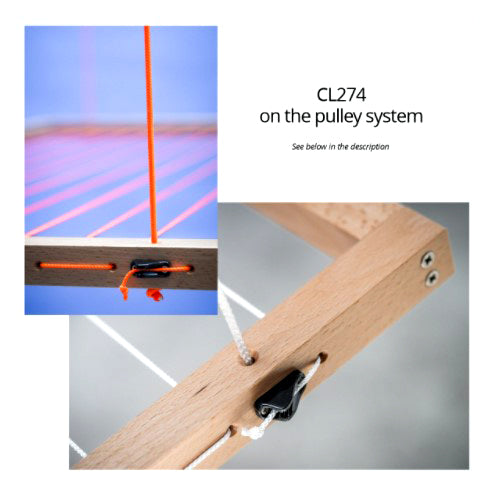 Clamcleat® CL274 Klemme Micros 1-4 mm – offene Curryklemme