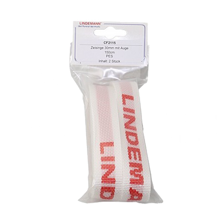 SEGELZEISINGE AUS GURTBAND - Professionelle Gurtzeising mit Schlaufen