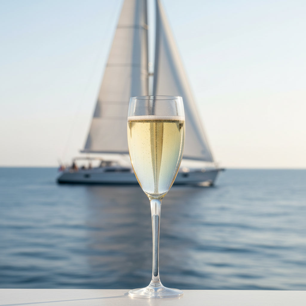 Sektglas transparent Polycarbonat 207mm - Spülmaschinenfest MW1012