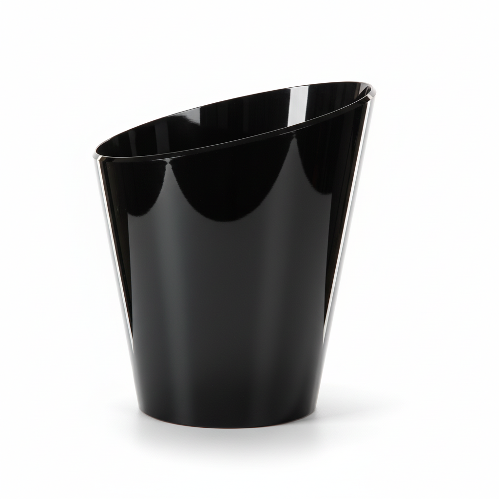 Sekt-Kübel schwarz Polycarbonat 230mm - Champagner-Kübel spülmaschinenfest MW1001S