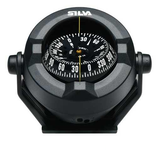Silva Kompass Mod. 100B - Motorbootkompass mit Beleuchtung, Schwarz
