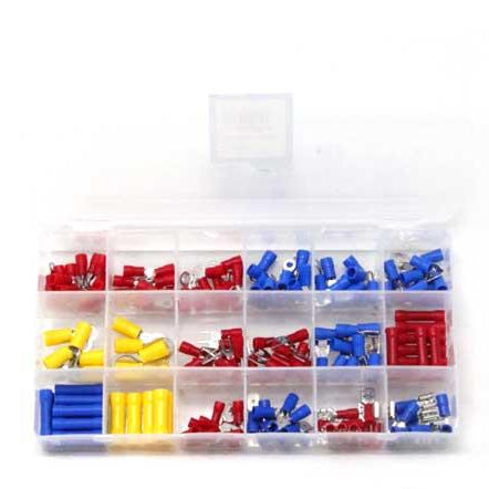 Kabelschuhe Sortiment - 175 Stück mit Aufbewahrungsbox