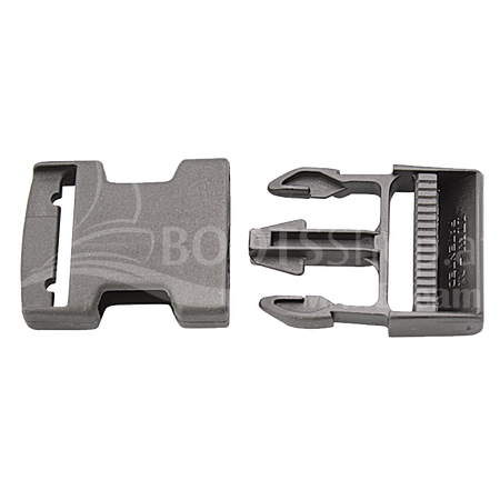 Steckschnalle Schwarz - Nylon für Gurtbänder 16-50mm 50 mm 10