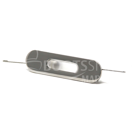 Einbaulampe Stufenleuchte 12V 5W - Edelstahl mit Federclips