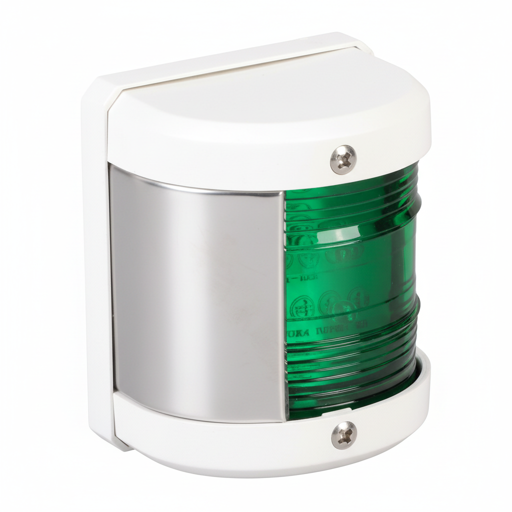 LED Steuerbordlaterne grün – Talamex | 12V | IP66 | bis 12m
